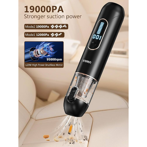 Mini aspirator masina Uwalk wireless 19000Pa Portable Mini Vacuum 7500mAh
 Mini aspirator masina Uwalk wireless 19000Pa Portable Mini Vacuum 7500mAh