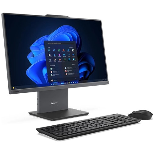 All In One PC Lenovo ThinkCentre NEO 50A Gen 5, Display 27 Inch FullHD, IPS, Procesor Intel Core i5-13420H pana la 4.6 GHz, 8 Gb RAM DDR5, SSD 256 Gb, Intel UHD Graphics, Camera WEB, 2x USB 2.0, 1x USB 3.2 Gen 2, Tastatura, Mouse
