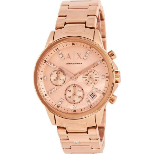 Ceas Dama Armani Exchange Ladies AX4326, Quartz, 36mm, Rose Gold
