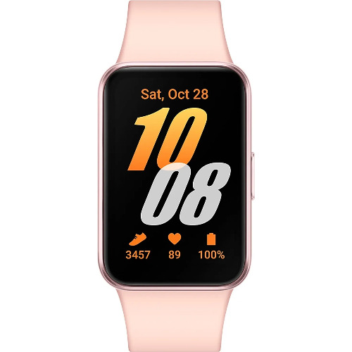 Bratara Fitness Samsung Galaxy Fit 3, Display 1.6 inch AMOLED, HR, SM-R390, Pink Gold