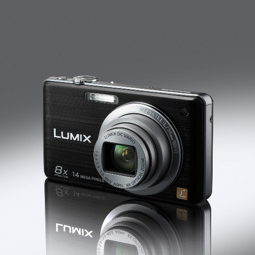 Camera Digitala Panasonic DMC-FS30-S, 14 Mpx, 2,7 LCD, zoom optic 8x, filmare HD, lentila Leica, negru
