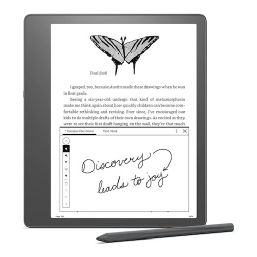 eBook Reader Amazon Kindle Scribe 2022, 64 Gb, Premium Pen, Display 10.2 inch, Wi-Fi, USB C, Gri
