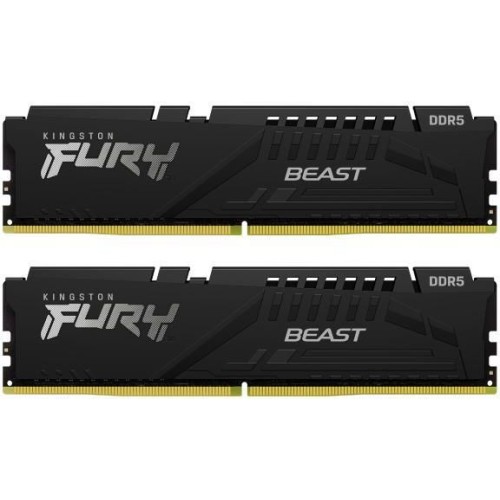 Memorie RAM Kingston Fury Beast 16 Gb (2x 8) DDR5 6000 MHz, CL30, KF560C30BBK2-16
