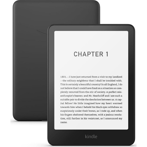 eBook Reader Amazon Kindle Paperwhite 2024 (12th Gen), 16 GB, 7 Inch, Wi-Fi, IPX78, USB-C, Negru
