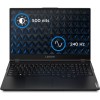 Laptop Gaming Lenovo Legion 5 15IMH05H, Display IPS 15.6 inch FHD, Intel Core i7-10870H 8-Core, 5.0GHz, 24 Gb RAM DDR4 2933MHz, SSD 512 Gb NVMe, nVidia GeForce GTX 1660 Ti 6 Gb, Wi-Fi 6, USB-C, Ethernet, HDMI, Jack 3.5mm, Phantom Black