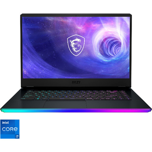 Laptop Gaming MSI Raider GE66 12UH-264IT, Display IPS 15.6 inch FHD, 240Hz, Intel Core i7-12700H 14-Core 4.7GHz, 32 Gb RAM DDR5, SSD 1 Tb NVMe, nVidia GeForce RTX 3080 8 Gb, USB 3.2, USB-C, HDMI, Mini DisplayPort, SDXC Slot, Ethernet, Black
