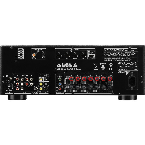 AV Receiver Denon AVR-1911, 460W, 8Ohm, 20Hz-20kHz, THD 0,7, 10.2kg, Negru AV Receiver Denon AVR-1911, 460W, 8Ohm, 20Hz-20kHz, THD 0,7, 10.2kg, Negru