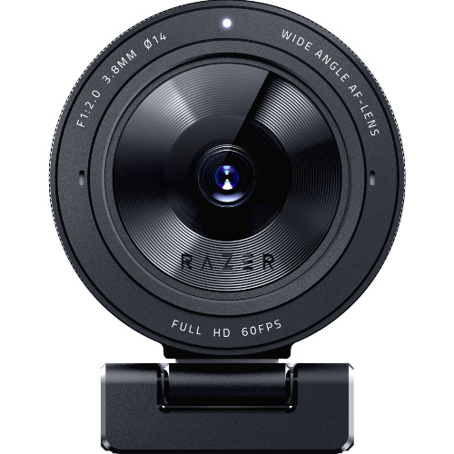Camera web Razer Kiyo Pro, Senzor CMOS, Rezolutie 1080p/60fps, Microfon inclus, USB 3.0, Negru