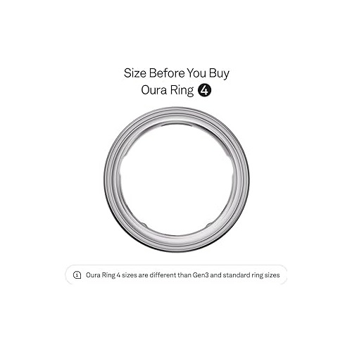 Inel Smart Oura Ring 4 Silver,Size 10
 Inel Smart Oura Ring 4 Silver,Size 10