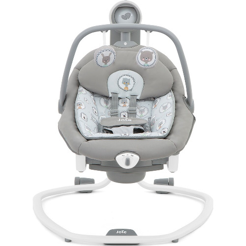 Leagan si balansoar rotativ pentru bebelusi Joie Serina 2 in 1 Portrait, 6 Viteze de leganare, Reglare sezut, Sistem vibratii, Gerutate maxima 13Kg, Lungime 91.5cm, Inaltime 81cm, Latime 73cm, Greutate 11.22Kg, Alb/Gri Leagan si balansoar rotativ pentru bebelusi Joie Serina 2 in 1 Portrait, 6 Viteze de leganare, Reglare sezut, Sistem vibratii, Gerutate maxima 13Kg, Lungime 91.5cm, Inaltime 81cm, Latime 73cm, Greutate 11.22Kg, Alb/Gri