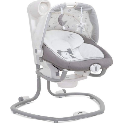 Leagan si balansoar rotativ pentru bebelusi Joie Serina 2 in 1 Portrait, 6 Viteze de leganare, Reglare sezut, Sistem vibratii, Gerutate maxima 13Kg, Lungime 91.5cm, Inaltime 81cm, Latime 73cm, Greutate 11.22Kg, Alb/Gri Leagan si balansoar rotativ pentru bebelusi Joie Serina 2 in 1 Portrait, 6 Viteze de leganare, Reglare sezut, Sistem vibratii, Gerutate maxima 13Kg, Lungime 91.5cm, Inaltime 81cm, Latime 73cm, Greutate 11.22Kg, Alb/Gri
