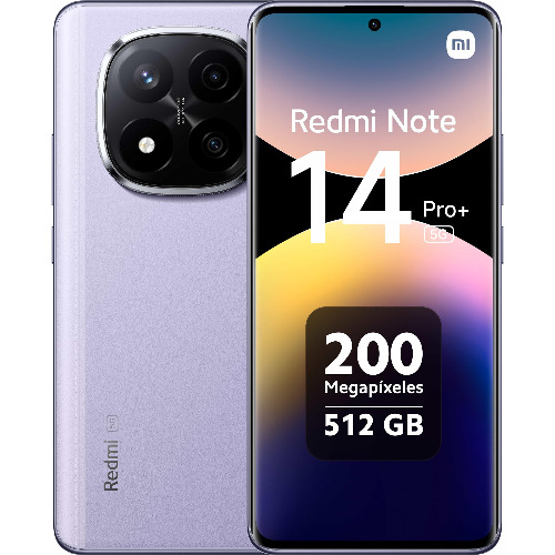Xiaomi Redmi Note 14 Pro+ 5G, 512 Gb, Dual Sim, 12 Gb RAM, Lavender Purple Xiaomi Redmi Note 14 Pro+ 5G, 512 Gb, Dual Sim, 12 Gb RAM, Lavender Purple