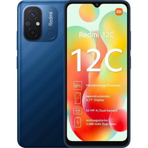 Xiaomi Redmi 12C 64 Gb, Dual SIM,  3 Gb RAM, Ocean Blue
 Xiaomi Redmi 12C 64 Gb, Dual SIM,  3 Gb RAM, Ocean Blue