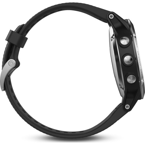 Ceas smartwatch Garmin Fenix 5 Plus 47 mm, HR, GPS, Pasi Monitorizare, ritm cardiac, Monitorizarea somnului, Silver
 Ceas smartwatch Garmin Fenix 5 Plus 47 mm, HR, GPS, Pasi Monitorizare, ritm cardiac, Monitorizarea somnului, Silver