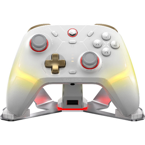 Controller wireless Gamesir Cyclone 2 pentru PC si Nintendo Switch, 860 mAh, Alb
 Controller wireless Gamesir Cyclone 2 pentru PC si Nintendo Switch, 860 mAh, Alb