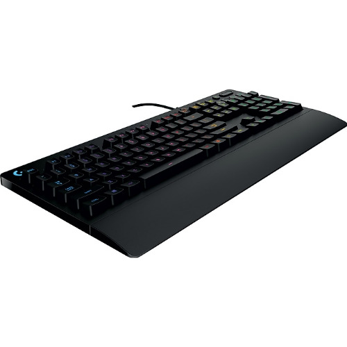 Tastaura Gaming cu fir Logitech Prodigy G213, RGB, 104 Taste, Switch Mech-Dome, Taste Multimedia, Layout US QWERTY, Black
 Tastaura Gaming cu fir Logitech Prodigy G213, RGB, 104 Taste, Switch Mech-Dome, Taste Multimedia, Layout US QWERTY, Black