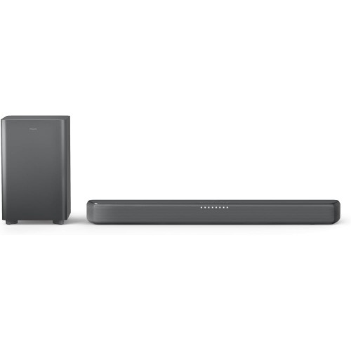 Soundbar 2.1 Philips TAB5309/10, Subwoofer Wireless, Bluetooth, HDMI, USB, Optical, Jack 3.5 mm, 240 W, Telecomanda
 Soundbar 2.1 Philips TAB5309/10, Subwoofer Wireless, Bluetooth, HDMI, USB, Optical, Jack 3.5 mm, 240 W, Telecomanda