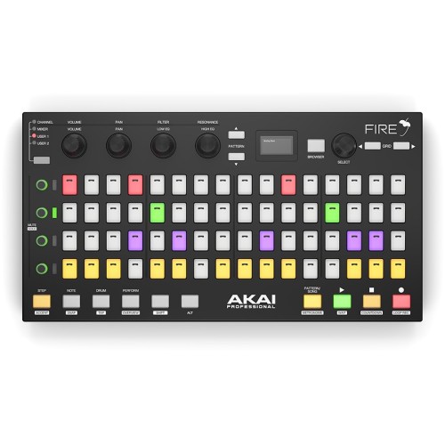 Controller Midi Akai Fire Professional For FL Studio, 64 Pad-uri, 4 Potentiometre Programabile Touch-Capacitive 360-degree, RGB, USB-B
 Controller Midi Akai Fire Professional For FL Studio, 64 Pad-uri, 4 Potentiometre Programabile Touch-Capacitive 360-degree, RGB, USB-B
