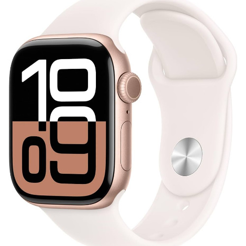 Apple Watch Series 10, 42mm, Rose Gold Aluminium Case, Rose Gold Sport Band, GPS, A2997 Apple Watch Series 10, 42mm, Rose Gold Aluminium Case, Rose Gold Sport Band, GPS, A2997