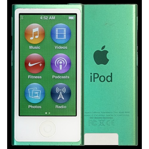 Apple iPod nano Gen 7 A1446 16 Gb, Radio FM, EarPods, Green
 Apple iPod nano Gen 7 A1446 16 Gb, Radio FM, EarPods, Green