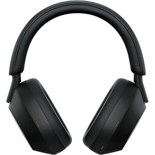 Casti Audio Over Ear SONY WH-1000XM5, Wireless, Bluetooth, Noise cancelling, Autonomie baterie 30 ore, Microfon, Alexa si Google Assistant, Negru
 Casti Audio Over Ear SONY WH-1000XM5, Wireless, Bluetooth, Noise cancelling, Autonomie baterie 30 ore, Microfon, Alexa si Google Assistant, Negru