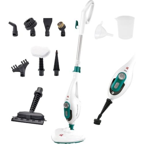 Aparat de curatat cu abur Di4 Multi10 Max, 1500W, 10-in-1, Multifunctional, Alb
 Aparat de curatat cu abur Di4 Multi10 Max, 1500W, 10-in-1, Multifunctional, Alb