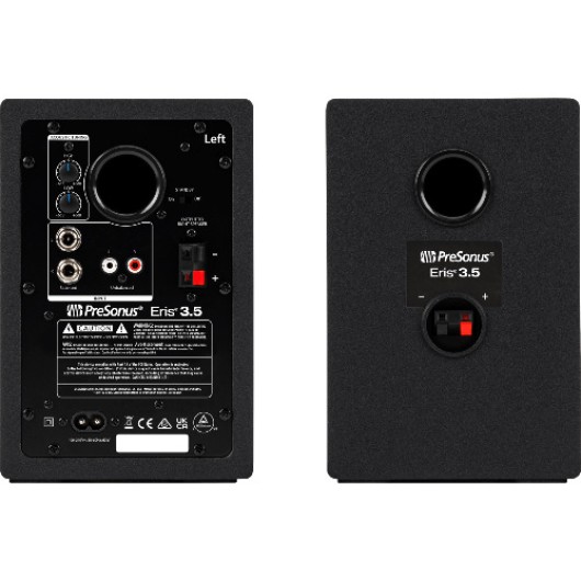Set 2x Monitoare studio Presonus Eris 3.5 2nd Gen, 2x 25W, 80 Hz - 20 KHz, Negru