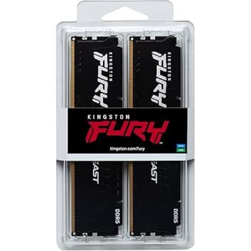 Memorie RAM Kingston Fury Beast 32 Gb (2x 16) DDR5, 5200 MHz, CL40
 Memorie RAM Kingston Fury Beast 32 Gb (2x 16) DDR5, 5200 MHz, CL40