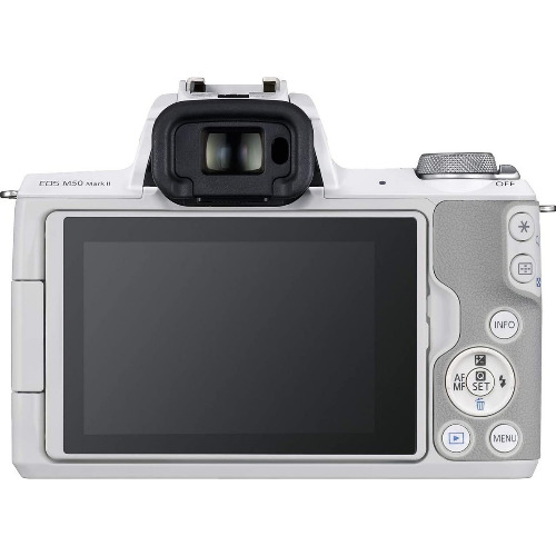 Aparat foto Mirrorless Canon EOS M50, 24.1 Mp, 4K, Wi-Fi, Obiectiv EF-M 15- 45mm, 1:3.5-6.3 IS STM , White
 Aparat foto Mirrorless Canon EOS M50, 24.1 Mp, 4K, Wi-Fi, Obiectiv EF-M 15- 45mm, 1:3.5-6.3 IS STM , White