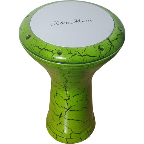 Tarabana Darbouka K And N Music, 43 Cm, Diametru 21.5 Cm, Verde cu Negru
 Tarabana Darbouka K And N Music, 43 Cm, Diametru 21.5 Cm, Verde cu Negru