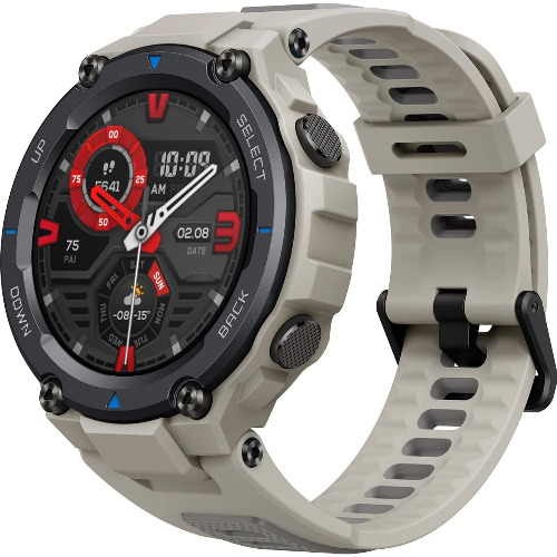 Smartwatch Huami Amazfit T-Rex Pro A2013, Display AMOLED 1.3 inch, Curea Silicon, Cream Smartwatch Huami Amazfit T-Rex Pro A2013, Display AMOLED 1.3 inch, Curea Silicon, Cream