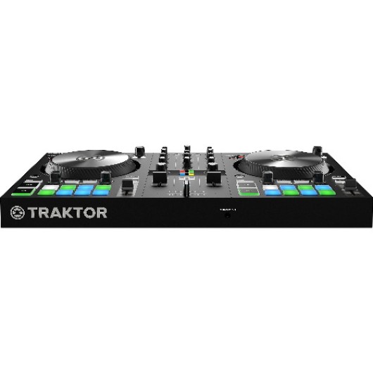 Controler DJ Native Instruments Traktor Kontrol S2 mk3, 16 pad-uri cu aftertouch, RGB, Buton rotative tactil, Black