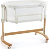 Patut 2 in 1 co-sleeper BabyGo Amila, Sistem de leganare, Husa detasabila si lavabila, Inaltime reglabila, Materiale ce permit trecerea aerului, Inaltime 88cm, Greutate maxima 9Kg, 5 Trepte inaltime, Creme