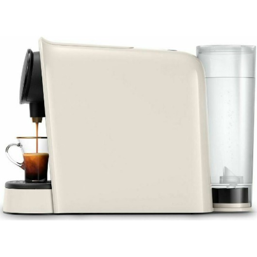 Espressor cu capsule Philips L'OR Barista, 1450W, Rezervor apa 1L, Presiune 19 bar, Satin Blanc