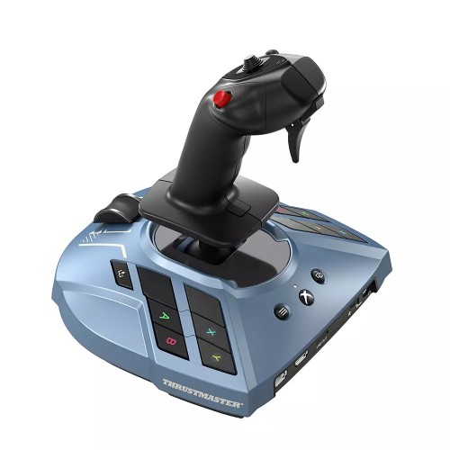 Joystick Thrustmaster TCA Sidestick Airbus Edition, 17 Butoane, Compatibilitate PC, USB, Blue gray/Black
 Joystick Thrustmaster TCA Sidestick Airbus Edition, 17 Butoane, Compatibilitate PC, USB, Blue gray/Black