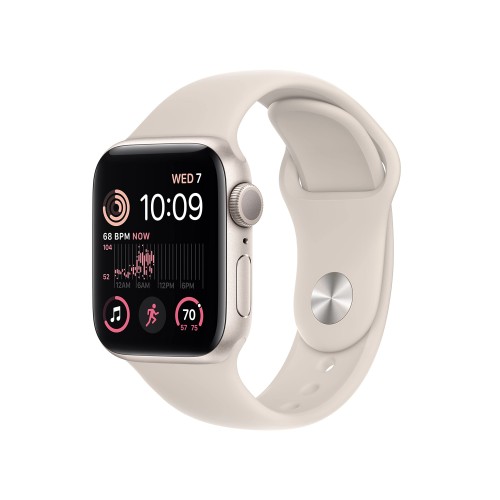 Apple Watch SE Gen 2 40 mm A2722, GPS, Starlight Aluminium Case, Starlight Sport Band
 Apple Watch SE Gen 2 40 mm A2722, GPS, Starlight Aluminium Case, Starlight Sport Band