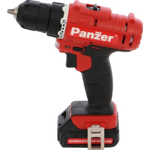 Masina de gaurit si insurubat, cu 2 acumulatori, 12 V, 1.3 Ah, Panzer CD-1213AM
