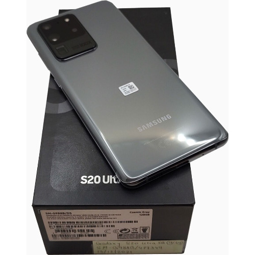 Samsung Galaxy S20 Ultra 5G 128 Gb, Dual SIM, Cosmic Gray
