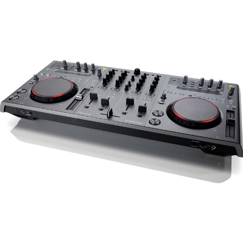 Consola DJ Pioneer DDJ-T1, 4 Canale, 3 Benzi EQ, Needle Search, RCA, USB, Jack 3.5mm, Compatibil Traktor Pro, Rekordbox DJ, Mixxx, Negru