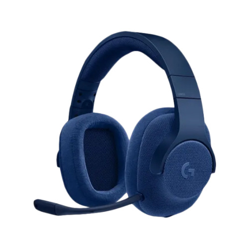Casti Gaming cu fir Logitech G433 surround 7.1, Blue
