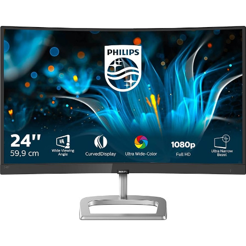 Monitor Curbat Philips 248E9Q, Full HD, 24 Inch, 75 Hz, 4 ms, HDMI, VGA
Monitor Curbat Philips 248E9Q, Full HD, 24 Inch, 75 Hz, 4 ms, HDMI, VGA