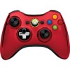 Controller Microsoft Xbox 360, Wireless, Chrome Red