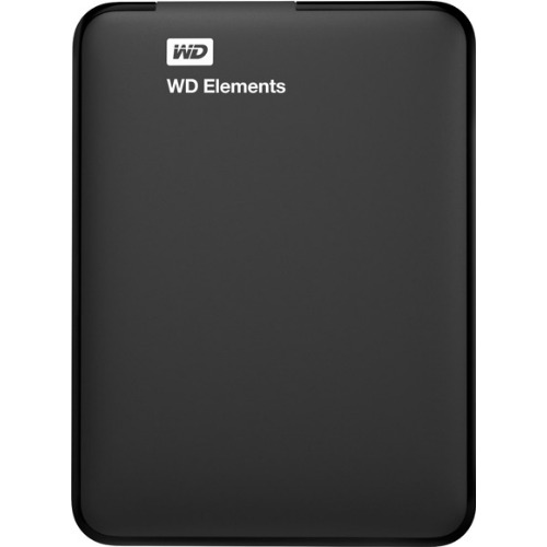 Hard Disk Extern Western Digital Elements, 2TB, USB 3.0, 2.5'', Negru
