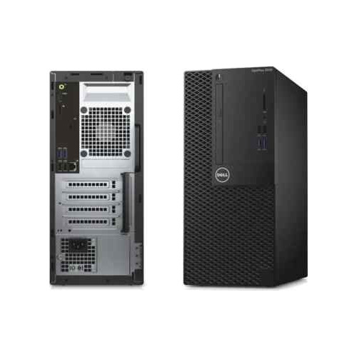 Sistem PC Dell OptiPlex 3050, Intel Core i5-7500, 16 Gb RAM DDR4, SSD 256 Gb,Negru
