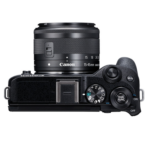 Aparat Foto Mirrorless Canon EOS M6 Mark II, 32.5 Mp + Obiectiv EF-M 15-45mm, 1:3.5-6.3 IS STM
