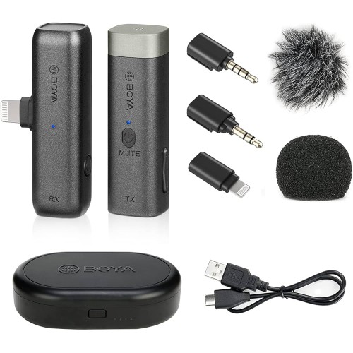 Lavaliera Boya BY-WM3, 1x Transmitator, 1x Receiver, 2.4 GHz, Omnidirectional, Max 20 m, 48 kHz
Lavaliera Boya BY-WM3, 1x Transmitator, 1x Receiver, 2.4 GHz, Omnidirectional, Max 20 m, 48 kHz