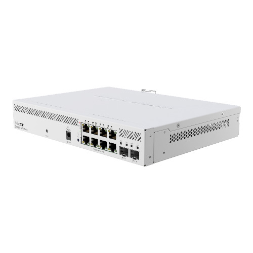 Switch Mikrotik Cloud Smart CSS610-8P-2S+IN, 8x Porturi Gigabit RJ45 POE AT/AF, 2x Porturi SFP+, SwOS