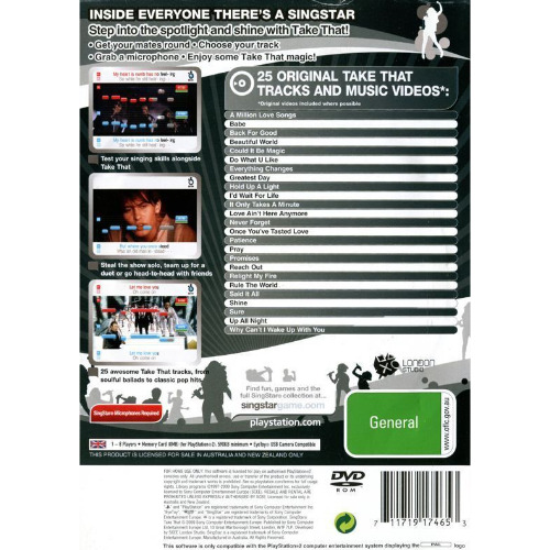 SingStar Take That - Joc PS2
