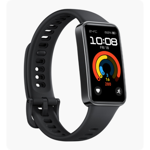 Bratara fitness Huawei Band 9, ultra-subtire, 1.47 inch AMOLED, HR, 5ATM, iOS, Android, Starry Black