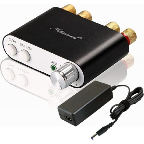 Amplificator Audio Digital Nobsound NS10, Bluetooth, AUX, USB Sound, Reglaj Bas, 2x50W

